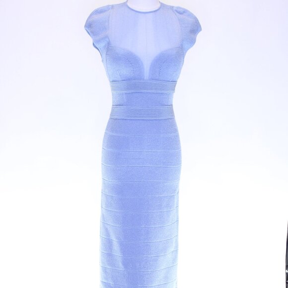 Herve Leger Sheer Bustier Gown XS - Picture 11 of 11